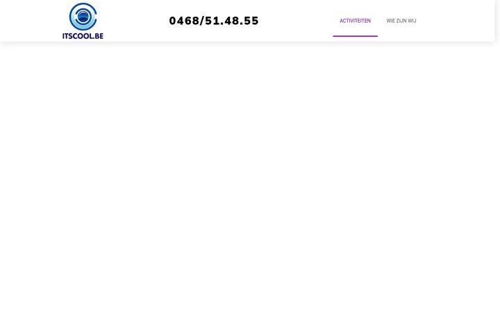 Screenshot of itscool.be