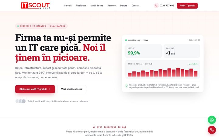 Screenshot of itscoutglobal.com
