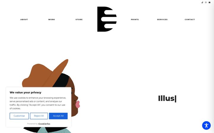Screenshot of itsdaniwebb.com