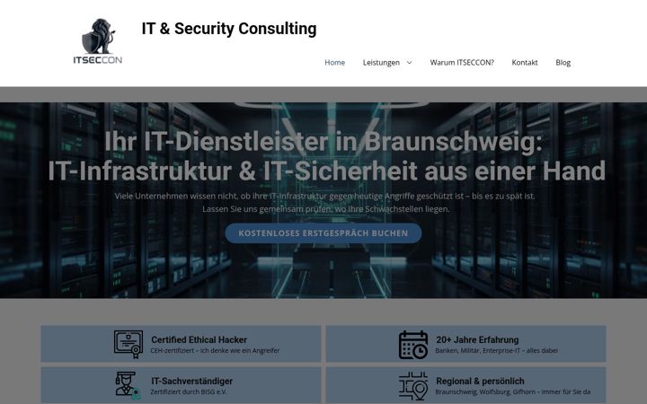 Screenshot of itseccon.com