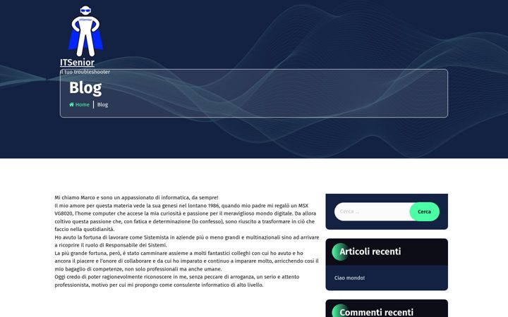 Screenshot of itsenior.it