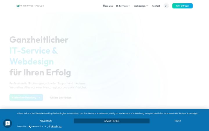 Screenshot of itservice-kindler.de
