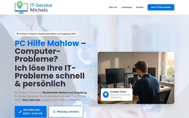 Screenshot of itservice-michels.de