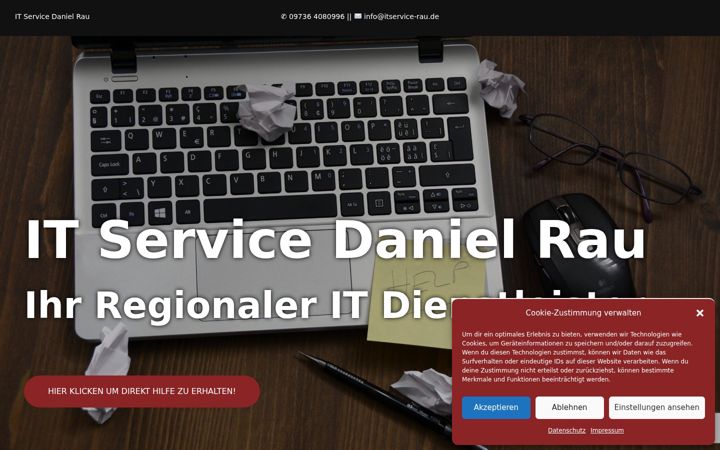 Screenshot of itservice-rau.de