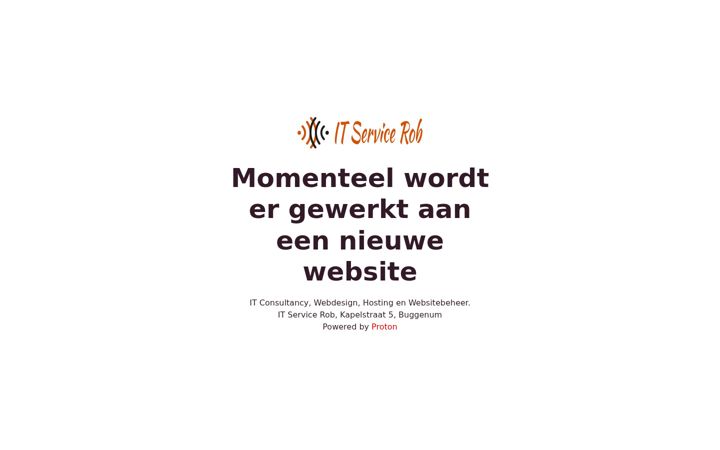 Screenshot of itservicerob.nl