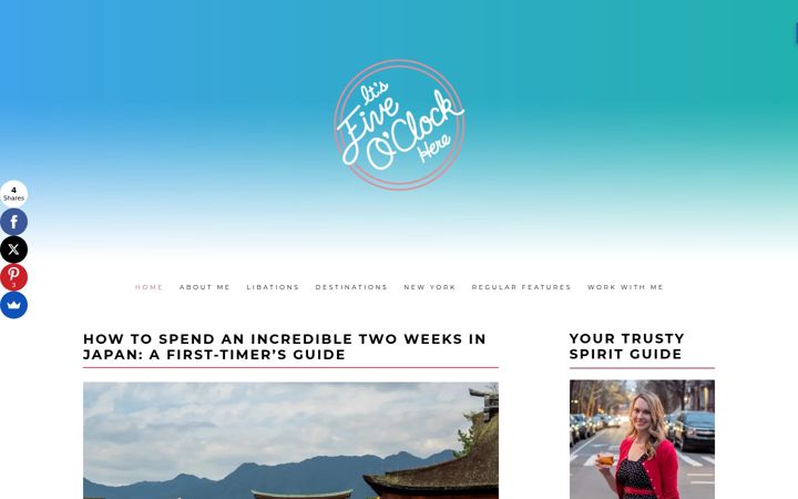 Screenshot of itsfivehere.com