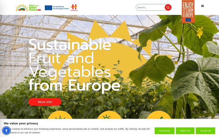 Screenshot of itsfromgreenhouse.eu