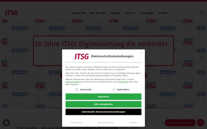 Screenshot di itsg.de