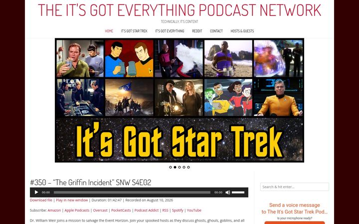 Screenshot of itsgoteverything.com