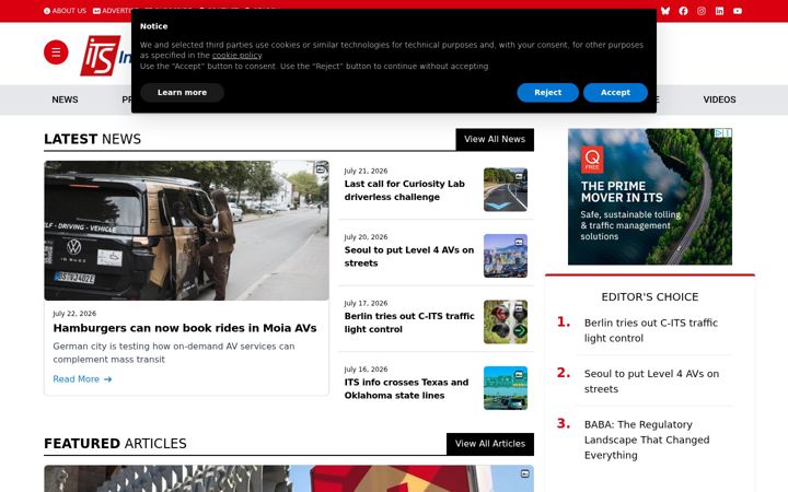 Screenshot ta' itsinternational.com