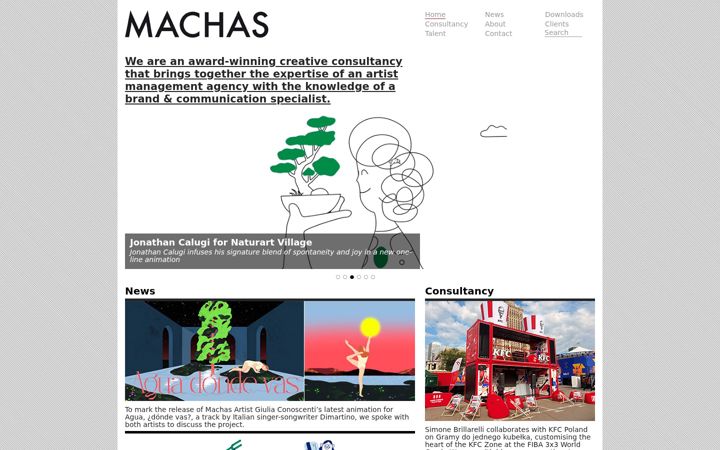 Screenshot of itsmachas.com