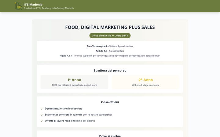 Screenshot of itsmadonie.it