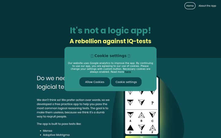 Screenshot of itsnotlogic.com