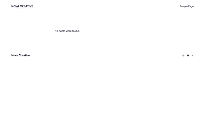 Screenshot of itsnovacreative.com