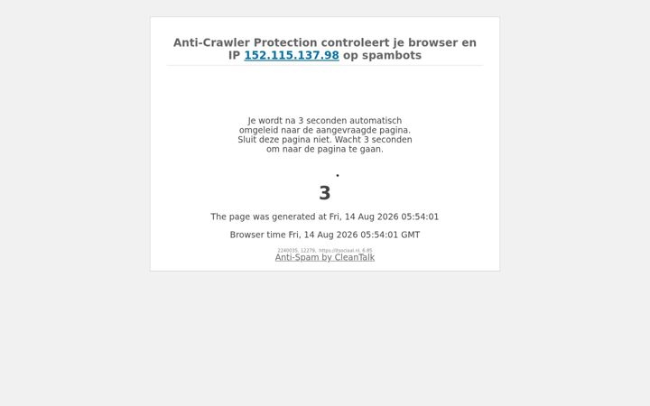 Screenshot of itsociaal.nl