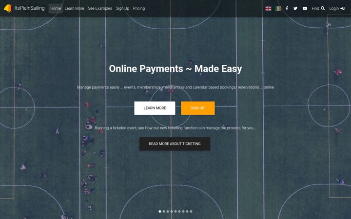 Screenshot of itsplainsailing.com
