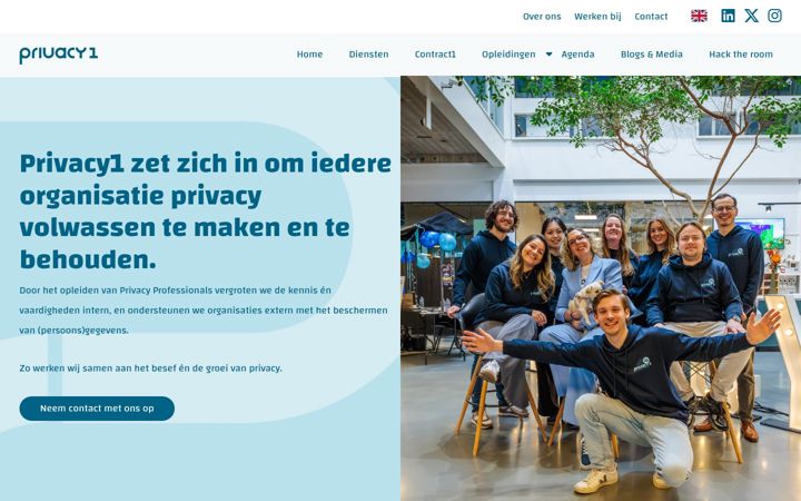 Screenshot of itsprivacy.nl