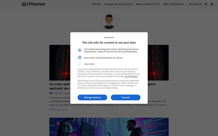 Screenshot of itstarter.net