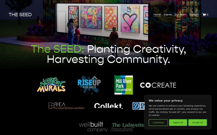 Screenshot of itstheseed.com