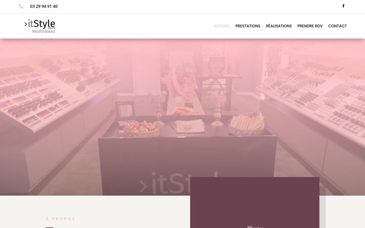Screenshot of itstyle88.fr