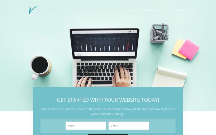 Screenshot of itsvicky.com