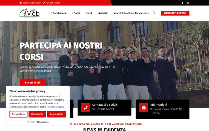 Screenshot of itswsa.it