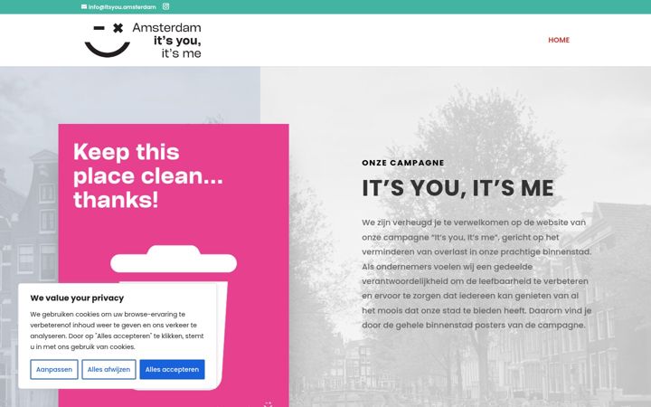 Screenshot of itsyou.amsterdam
