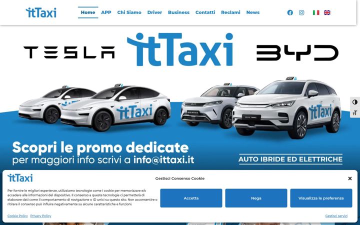 Screenshot of ittaxi.it