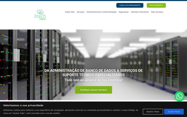 Screenshot of ittechbrasil.com.br