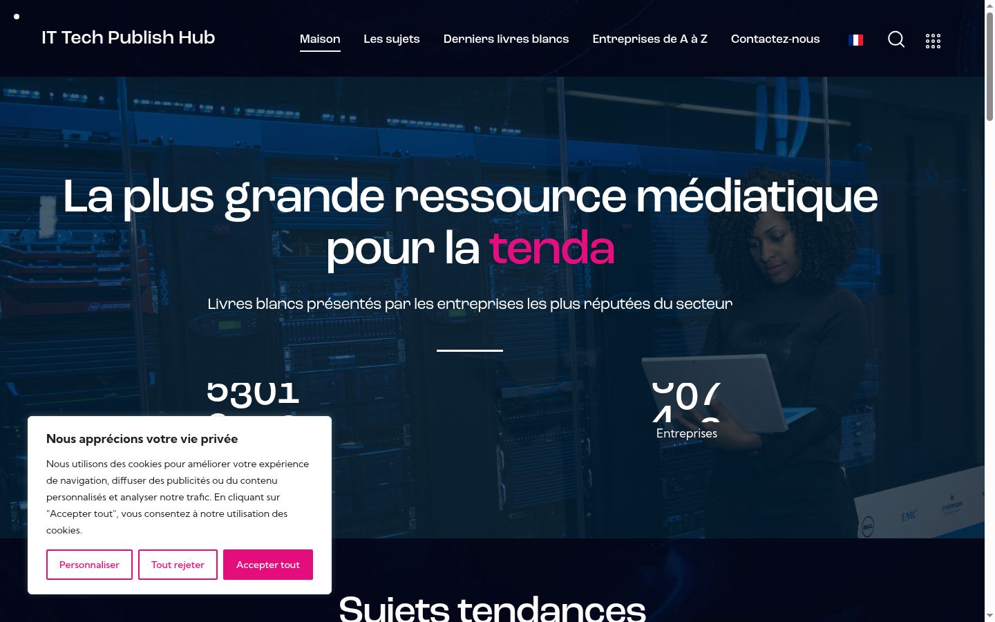 Screenshot tal-banner tal-kunsens muri qabel kwalunkwe interazzjoni