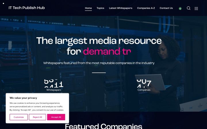 Screenshot of ittechpublishhubarabia.com