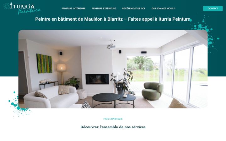 Screenshot of iturria-peinture.fr