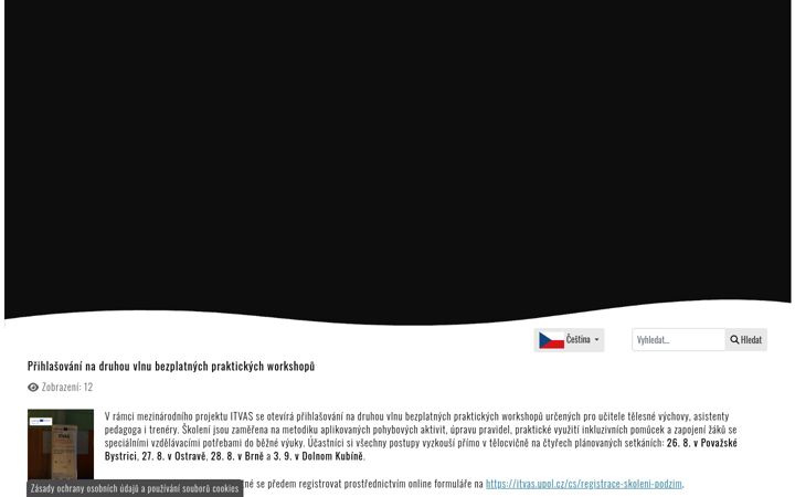 Screenshot di itvas.upol.cz