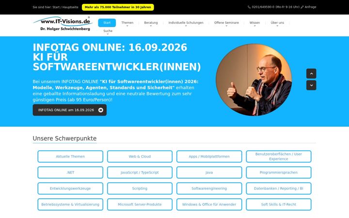 Screenshot of itvisions.de