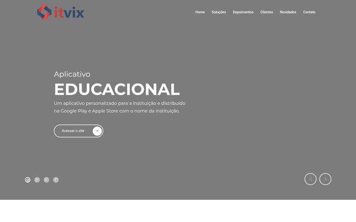 Screenshot of itvix.com.br