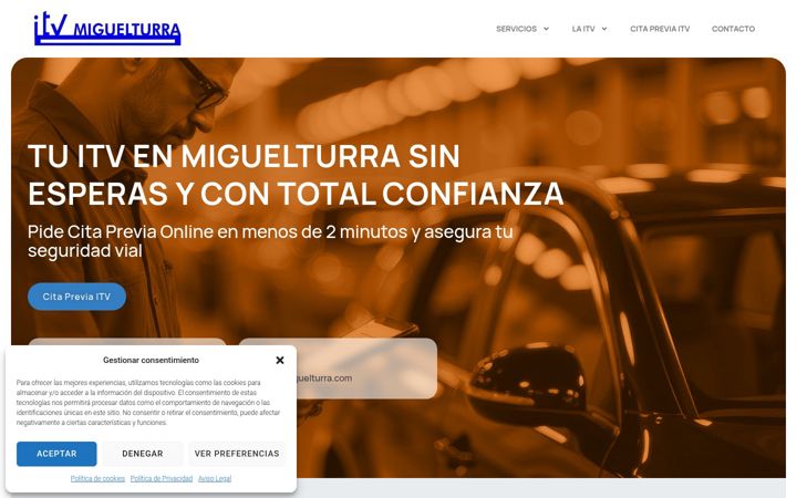 Snímek obrazovky itvmiguelturra.com