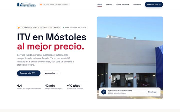 Screenshot of itvmostolestecnologico.es
