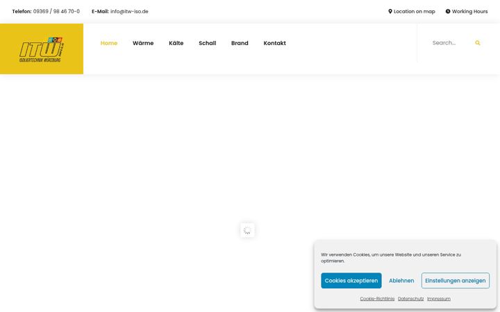 Screenshot of itw-iso.de