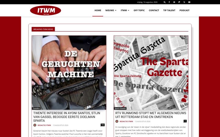 Screenshot of itwm.nl