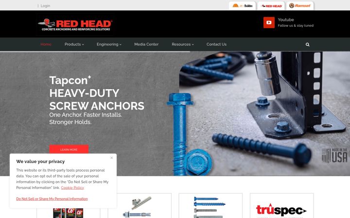 Screenshot of itwredhead.com