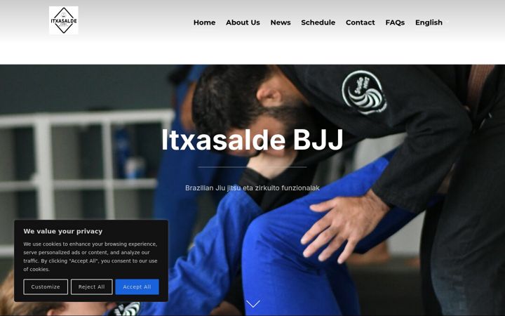 Screenshot of itxasaldebjj.com