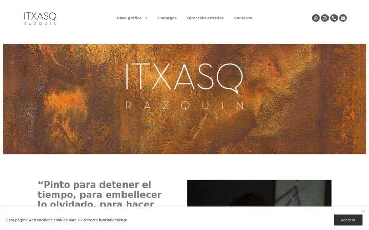 Screenshot of itxasorazquin.com