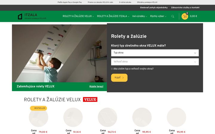 Screenshot di itzala.sk