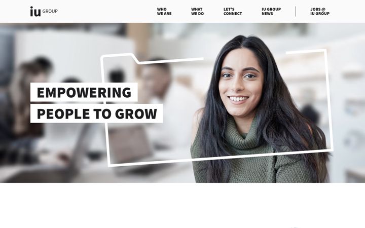 Screenshot of iu-group.com