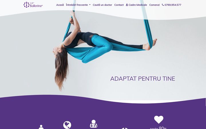 Screenshot of iub-ballerine.ro