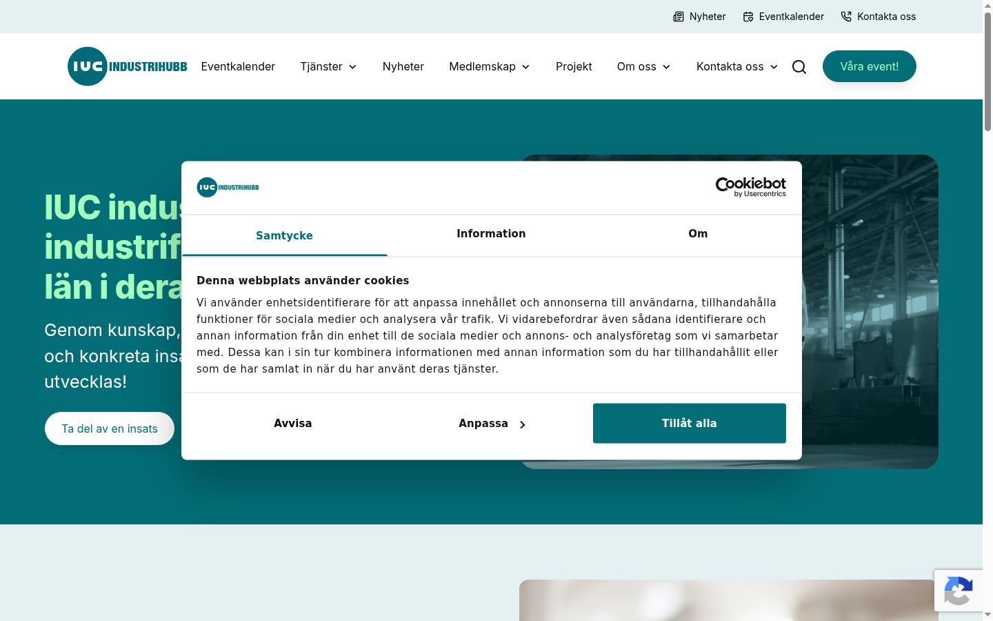 Zrzut ekranu banera zgody wyświetlanego przed jakąkolwiek interakcją