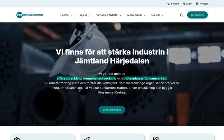 Screenshot of iucjamtlandharjedalen.se