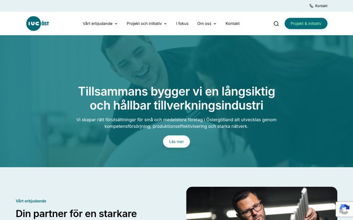 Screenshot of iucostergotland.se