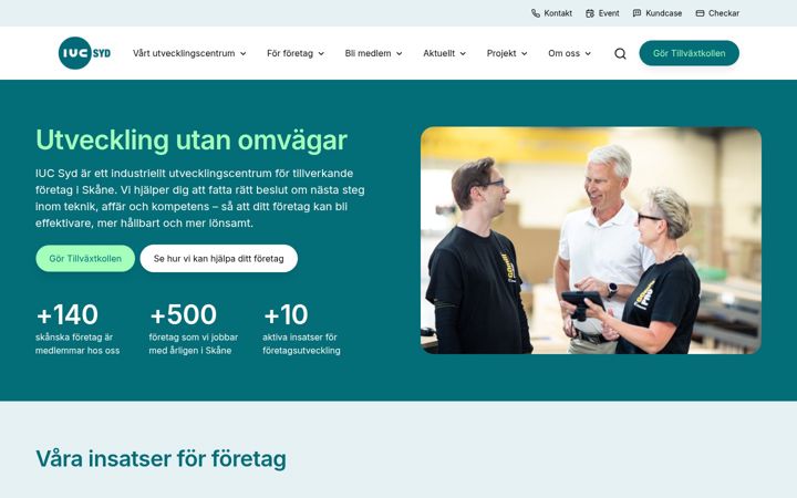 Screenshot of iucsyd.se