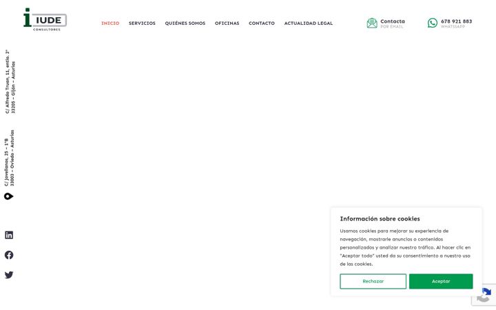 Screenshot of iudeconsultores.com